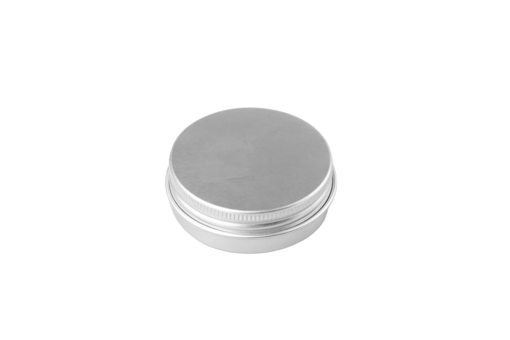 Okrągłe aluminiowe pudelko I 30ml
