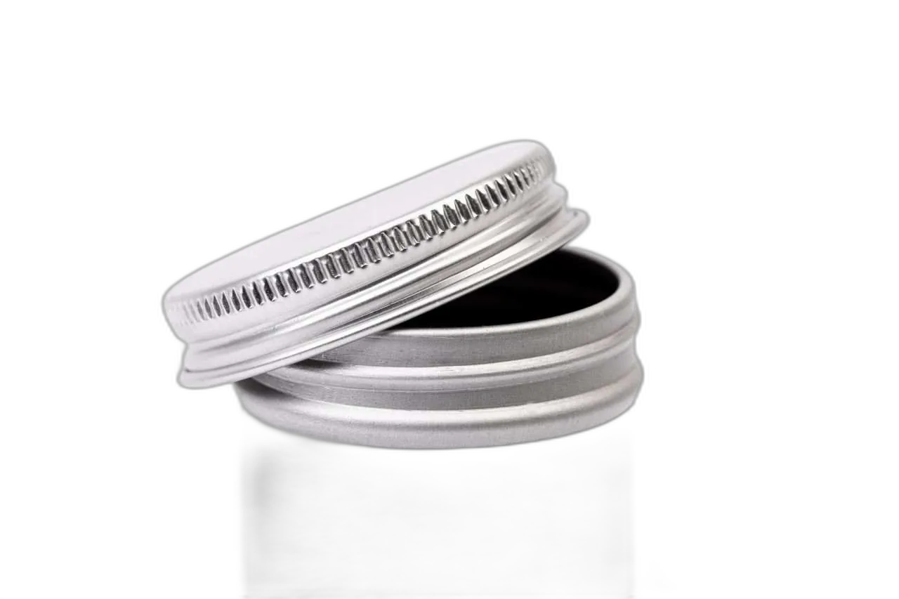 Okrągłe aluminiowe pudelko I 135ml