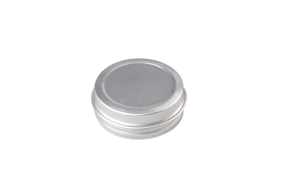 Okrągłe aluminiowe pudelko I 30ml